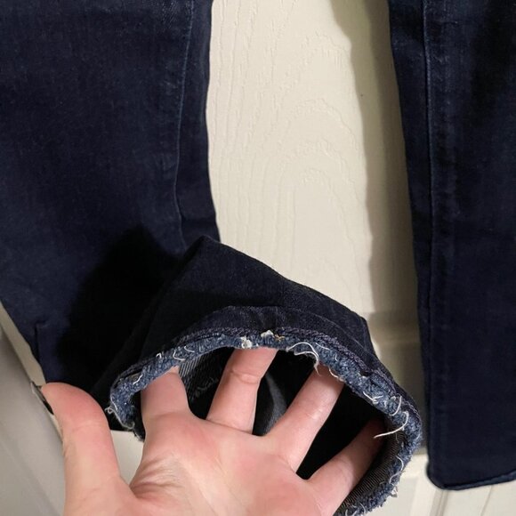 Adriano Goldschmied Womens Dark Wash Mid Rise The Ballad Slim Boot Jeans Size 26 - Picture 8 of 9